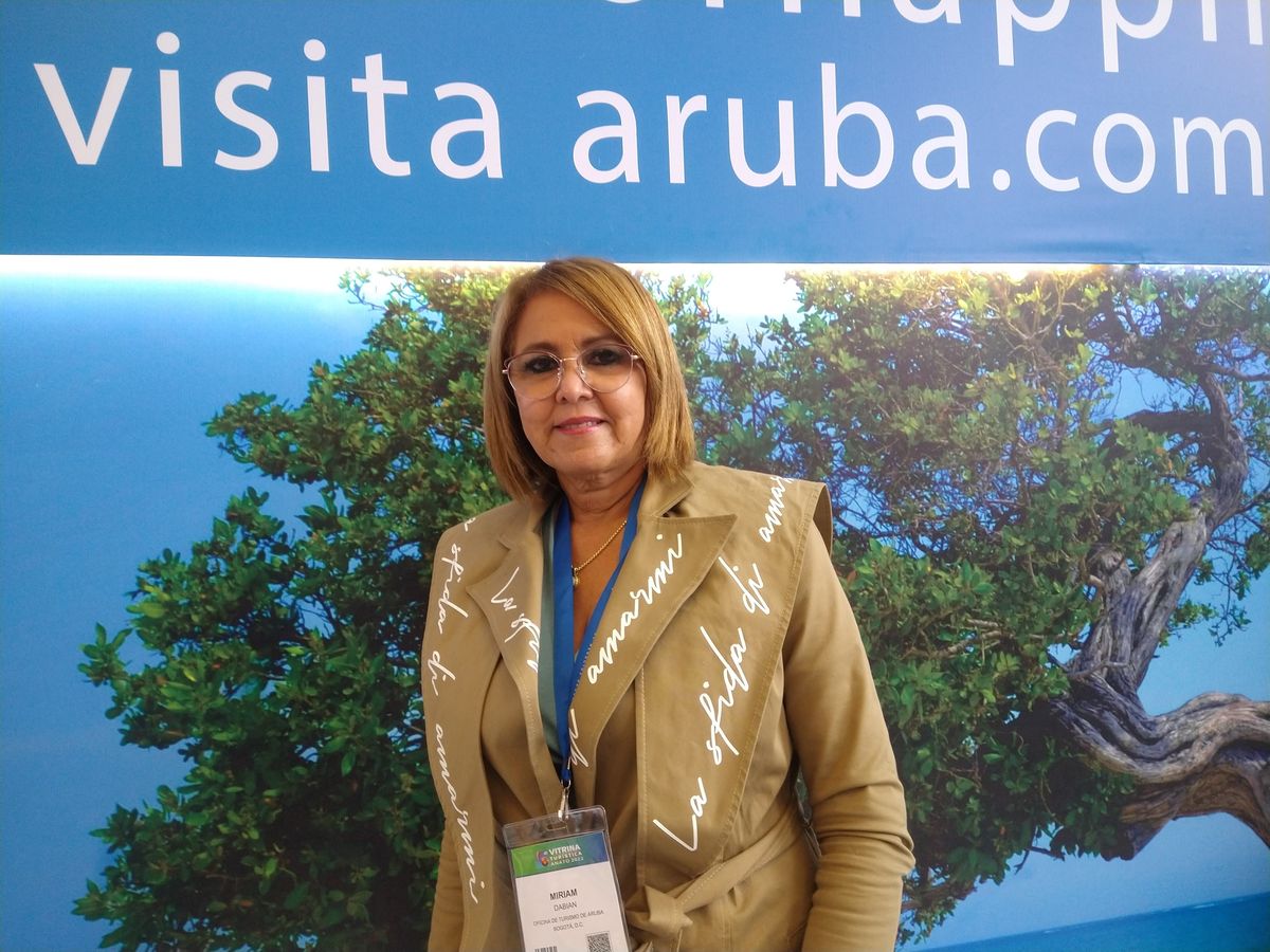 Miriam Dabian, directora de la Autoridad de Turismo de Aruba en Latinoamérica.&nbsp;