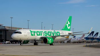 Avión de la aerolínea Transavia Avión de la aerolínea Transavia