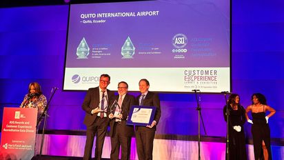 Aeropuerto Internacional Mariscal Sucre de Quito renovó acreditación ACI de satisfacción al pasajero