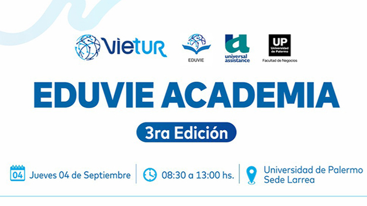 Vietur: cinco capacitaciones en una nueva edición de Eduvie Academia.