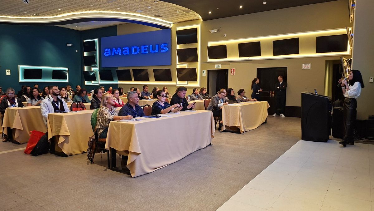 Capacitación a cargo de Gabriela D'Onofrio, gerente comercial de Amadeus.