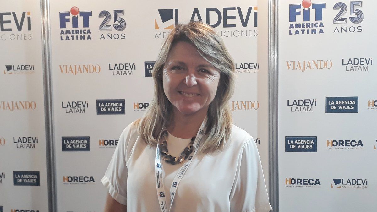 Mónica Montes Roberts como gerenta del Entre Trelew Turismo (Entretur).