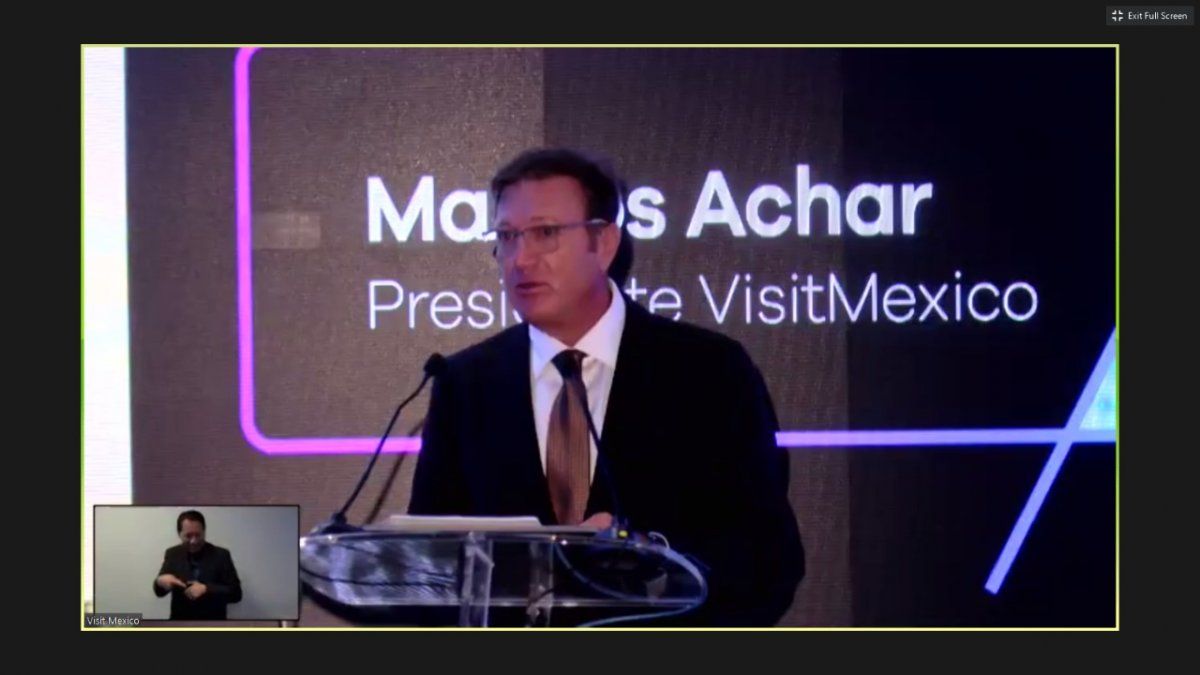 Marcos Achar, presidente de VisitMexico.