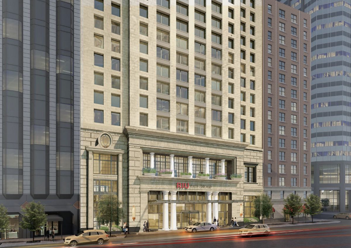 El hotel Riu Plaza Chicago estará ubicado en el número 150 Este de la calle Ontario, a escasos metros de la Magnificent Mile. 