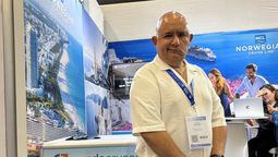 Victor Cervantes de Mundo Cruceros y VIajes en IBTM 2025.