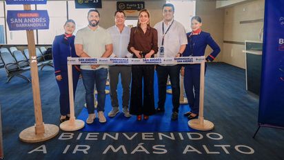 Latam inaugura ruta entre San Andrés y Barranquilla