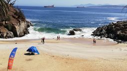 Playa Los enamorados, Quintero.&nbsp; 