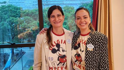 Julieta De Grazia y Regina Osuna, ejecutivas de Disney Destinations.