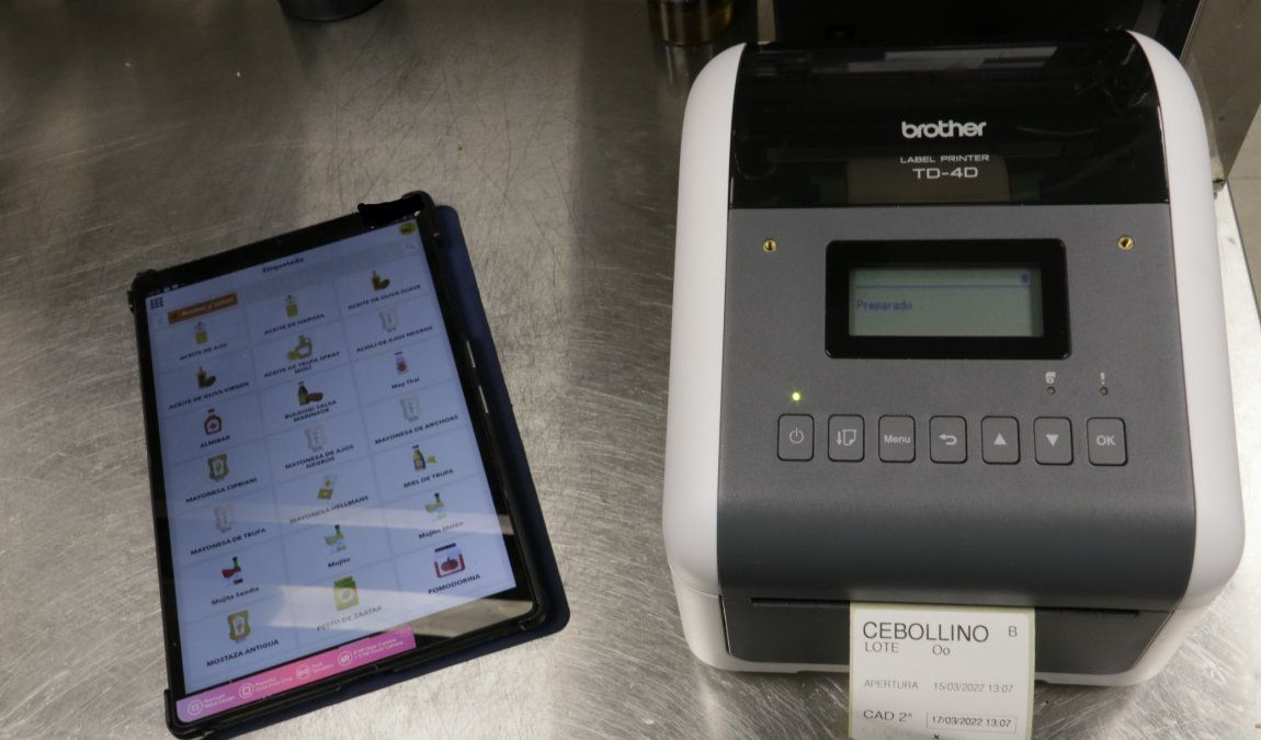 El equipamiento tecnológico de Brother permite automatizar el proceso de etiquetado de productos e ingredientes