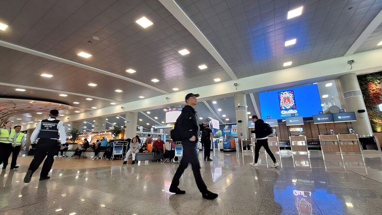 Quiport realizó pruebas en nuevas áreas ampliadas del aeropuerto de Quito.