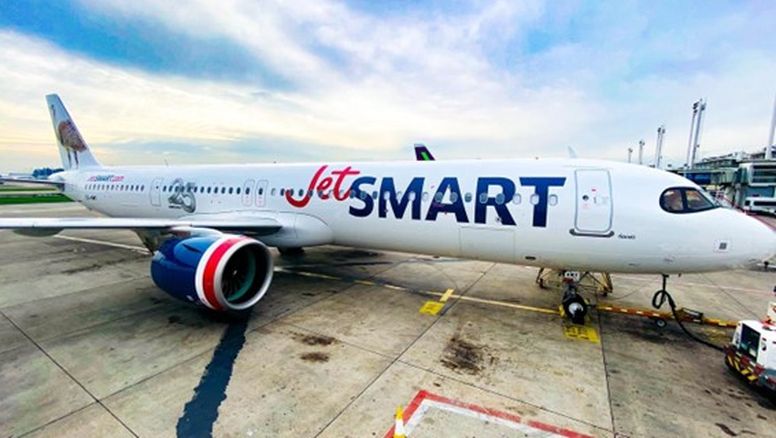 JetSMART operará transitoriamente desde el Aeropuerto Internacional de Ezeiza.