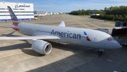 El primer Boeing B-787 Dreamliner de American Airlines recibido en 2022.