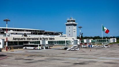 El Aeropuerto Internacional de Puerto Vallarta.