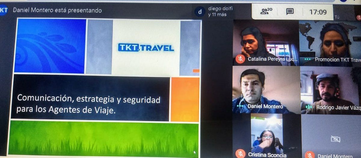 La presentación se efectuó a través de la plataforma Meet.