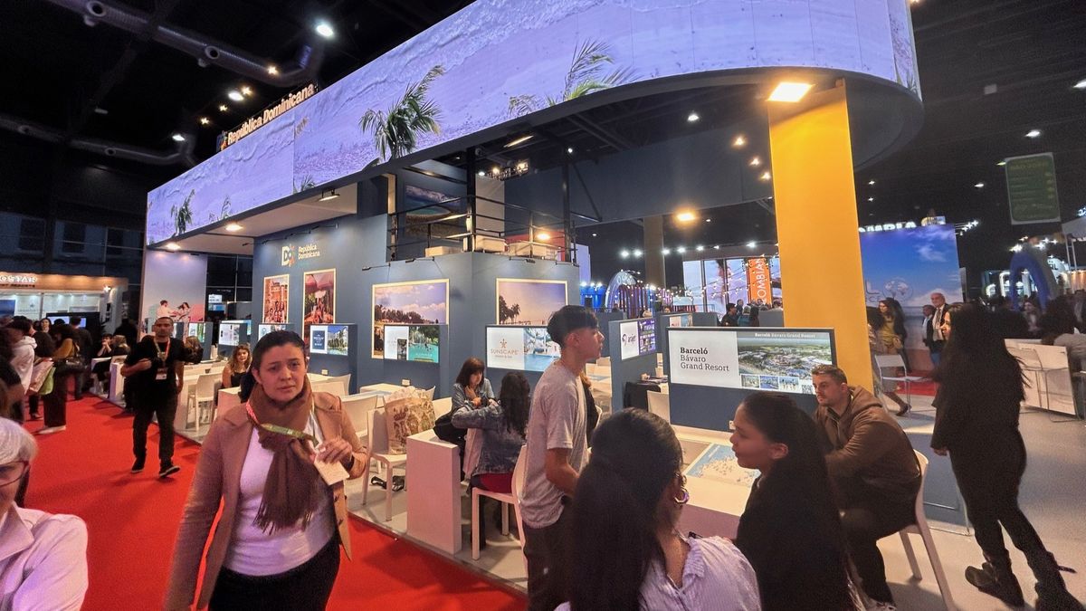 El stand de República Dominicana en FIT 2025. El stand de República Dominicana en FIT 2025.