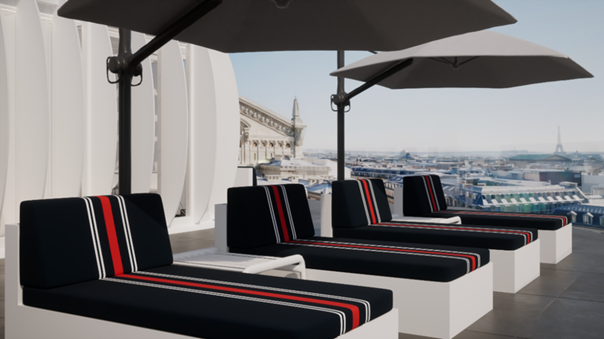 Sofisticados platos y postres con vistas únicas de París. Sofisticados platos y postres con vistas únicas de París.