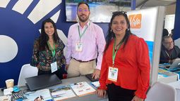  Viva Resorts by Wyndham: Viviana Cuomo, gerenta regional Sudamérica Pedro Pascual, director ventas Latam; Deborah Ortiz, ejecutiva comercial Chile y Perú.
