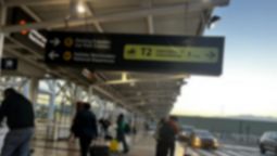 Aeropuerto de Santiago: Buses Centropuerto modificaron punto de inicio en el centro de Santiago.