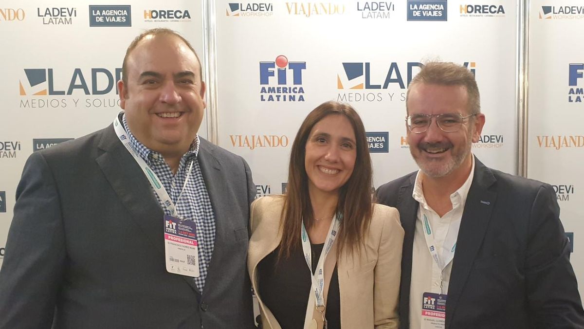 Juan Gómez, gerente de Transporte, José Manuel Llorens y Natalia Prigioni, de&nbsp;Producto Propio.