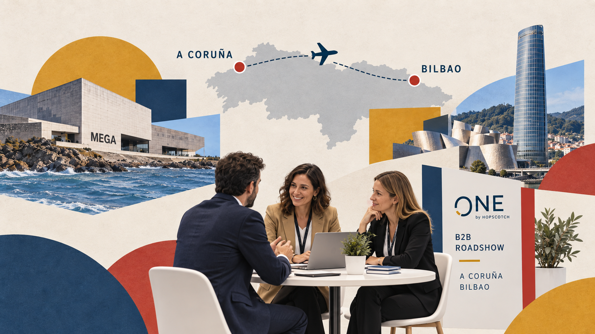 ONE by Hopscotch, el roadshow por el norte de España de Hopscotch para acercar a profesionales del turismo.
