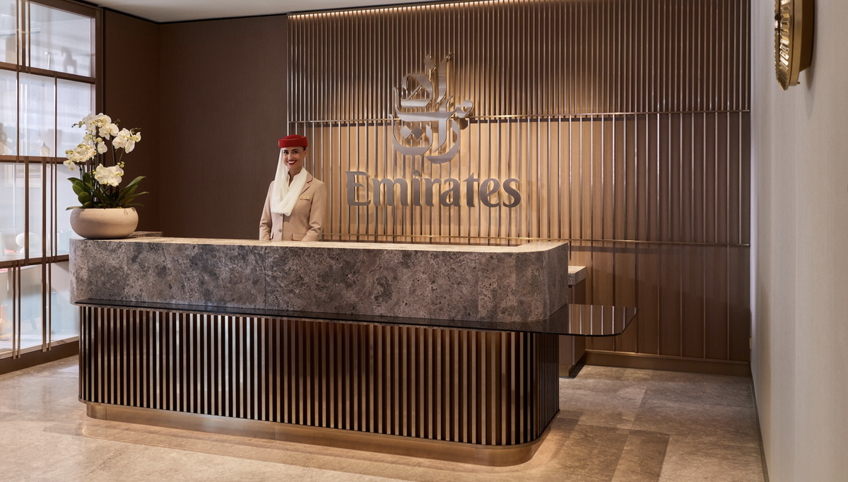 Una de las salas VIP remodeladas por Emirates, en Munich (Alemania).