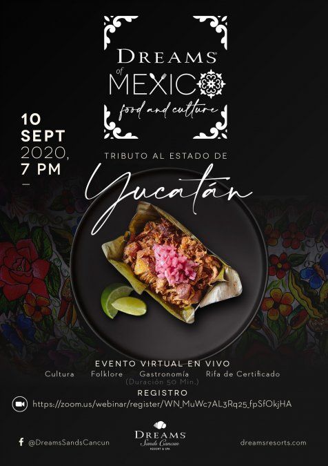 El Dreams Sands Cancun ofrecer&aacute; un festival de gastronom&iacute;a y cultura sobre la pen&iacute;nsula de Yucat&aacute;n.