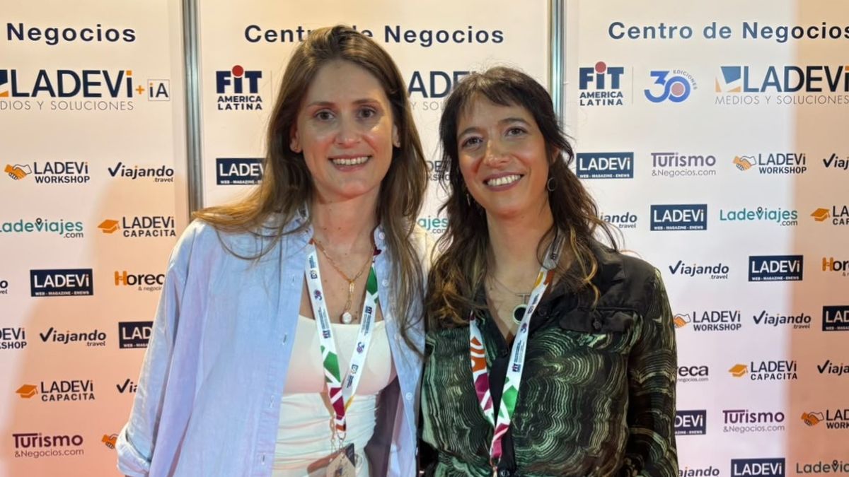 Carla Pace, directora de Village de las Pampas Apart Hotel Boutique, junto a Luciana Salaun, directora de Marketing de Salaun Consulting.