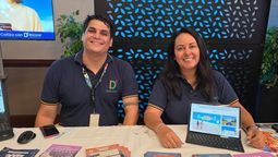 Ignacio García y Valeria Portuondo, de&nbsp;Discover Mayorista de Turismo.