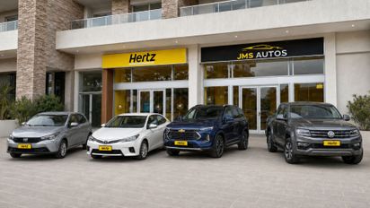 Hertz cuenta con una flota de más de 4.500 vehículos y más de 50 sucursales.