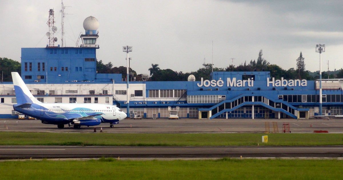 Aeropuerto de La Habana, en Cuba.