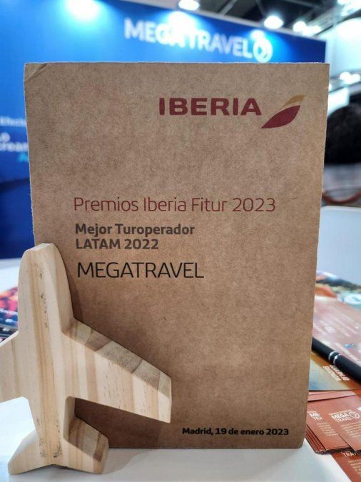 La distinción de Iberia para Mega Travel.