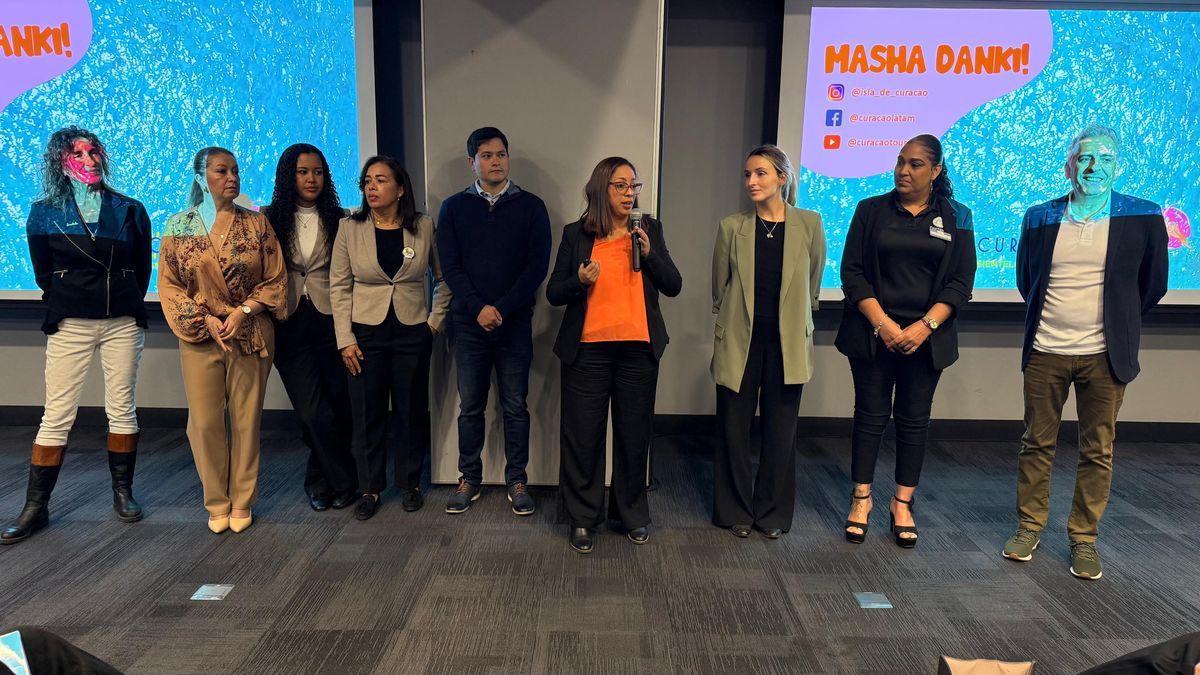 Curazao: representantes de los proveedores que participaron del workshop.