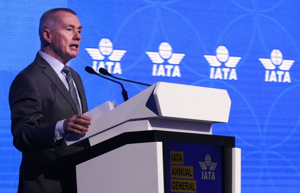 Willie Walsh, director General y CEO de la IATA en la apertura de la 78° Asamblea Anual.