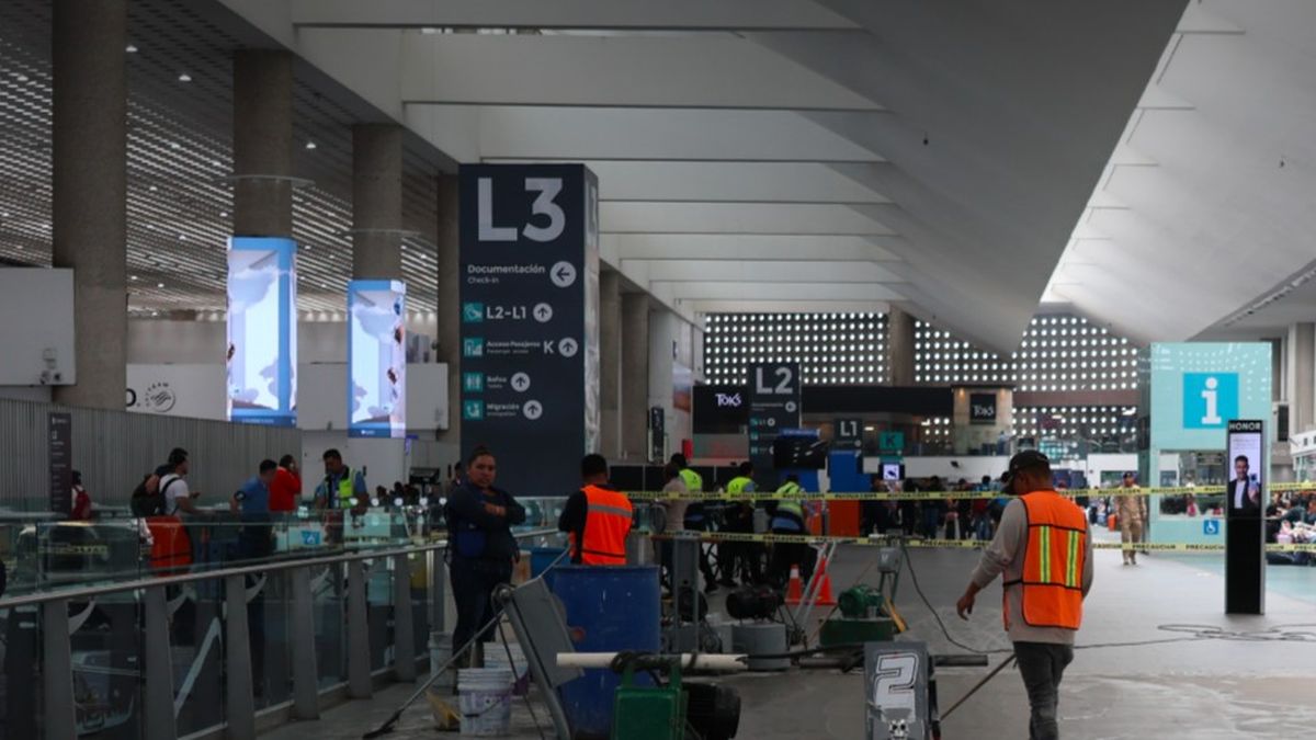 De acuerdo con Inija, la infraetrcutrua del AICM, está en ruinas.