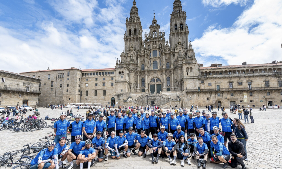 Participantes de la Ruta Xacobea organizada por ACHM HOtels by Marriott en su edición de 2025.