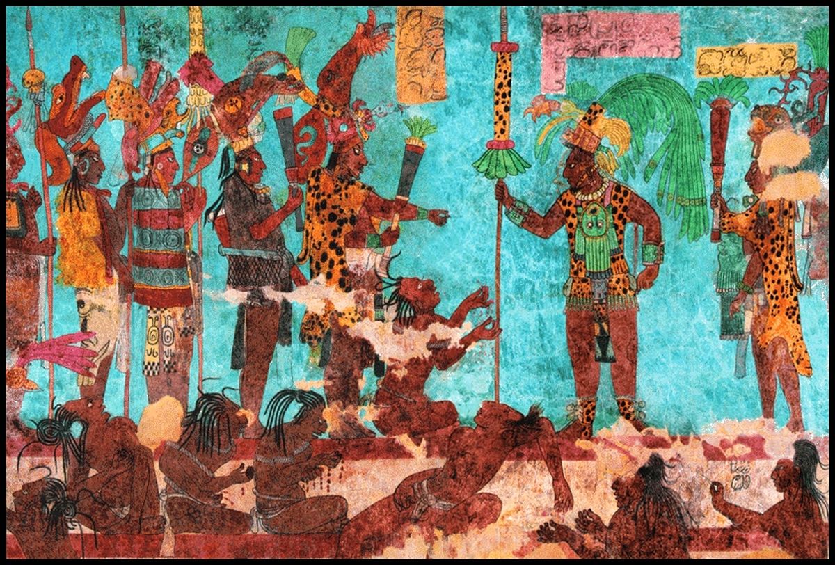 Las pinturas de Bonampak son de las mejor conservadas en México.