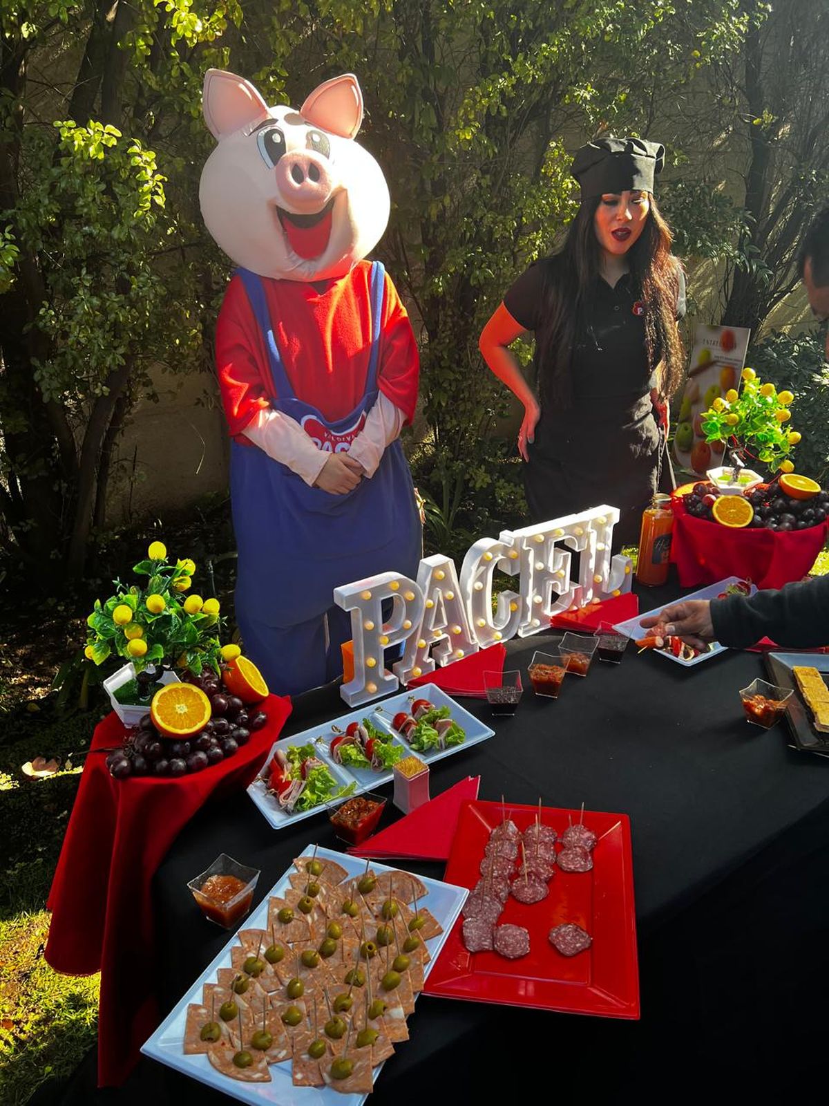 Productos gastronómicos característicos de Valdivia fueron presentados en el evento.