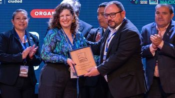 Marilyn Masbernat, gerenta de Transforma Turismo, durante la presentación de Plataforma de Economía Circular en el , la nueva plataforma turística&nbsp; de la entidad privada con Sernatur.&nbsp;