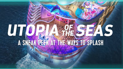 Royal Caribbean presentó en Francia su nuevo barco: Utopia of the Seas