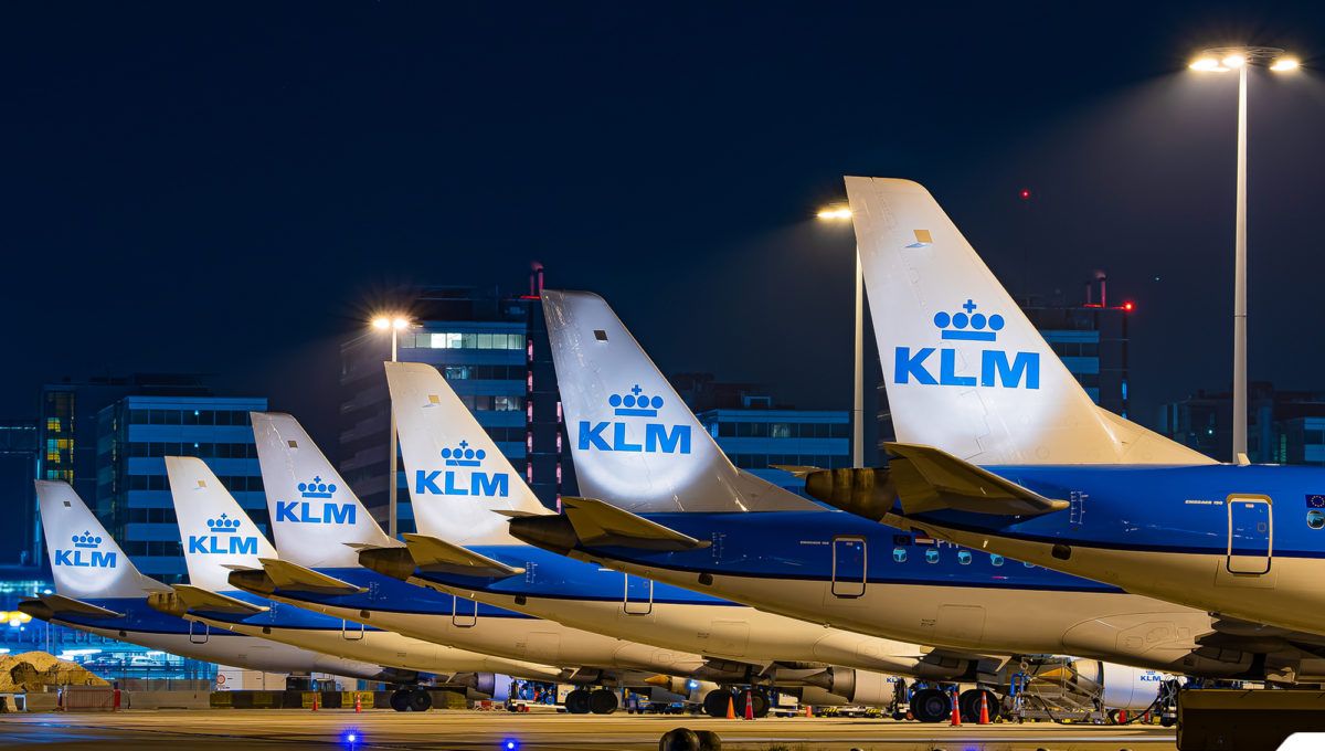Flota de aviones de KLM.