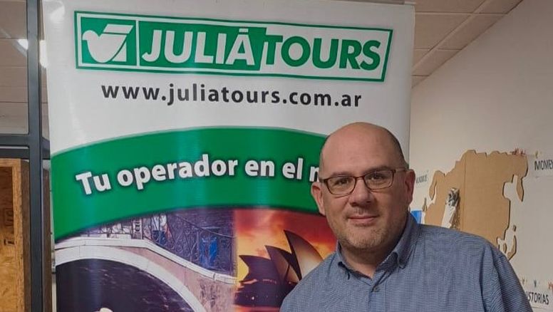 Alejandro Cerutti, flamante jefe del departamento de Grupos y Salidas Grupales.