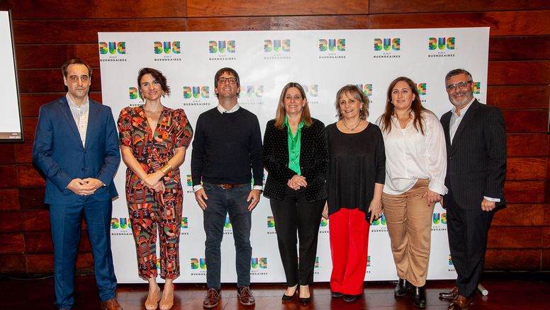 La delegación de Visit Buenos Aires presente en San Pablo, Brasil.