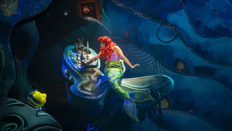 La magia de La Sirenita cobra nueva vida en el parque temático Hollywood Studios de Walt Disney World Resort.