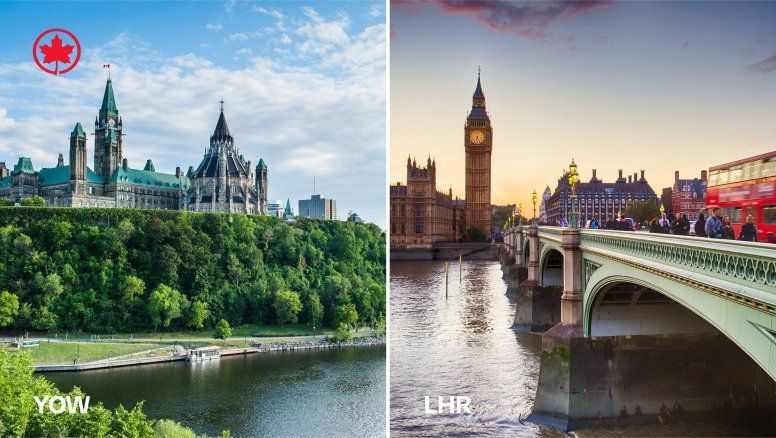 La reanudación de los vuelos Ottawa-Londres por parte de Air Canada es consecuente con su reciente anuncio de ampliar significativamente sus servicios desde Ottawa. &nbsp;