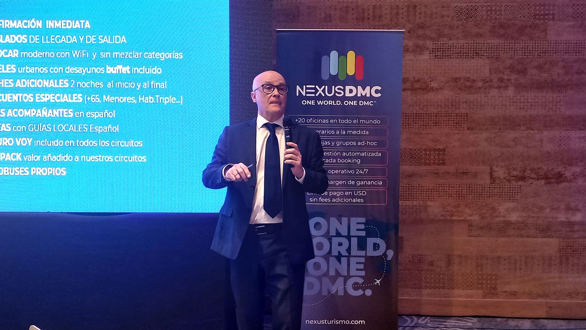 Ángel López, director comercial América de VOY Holidays, tour operador que ofrece circuitos en Europa.