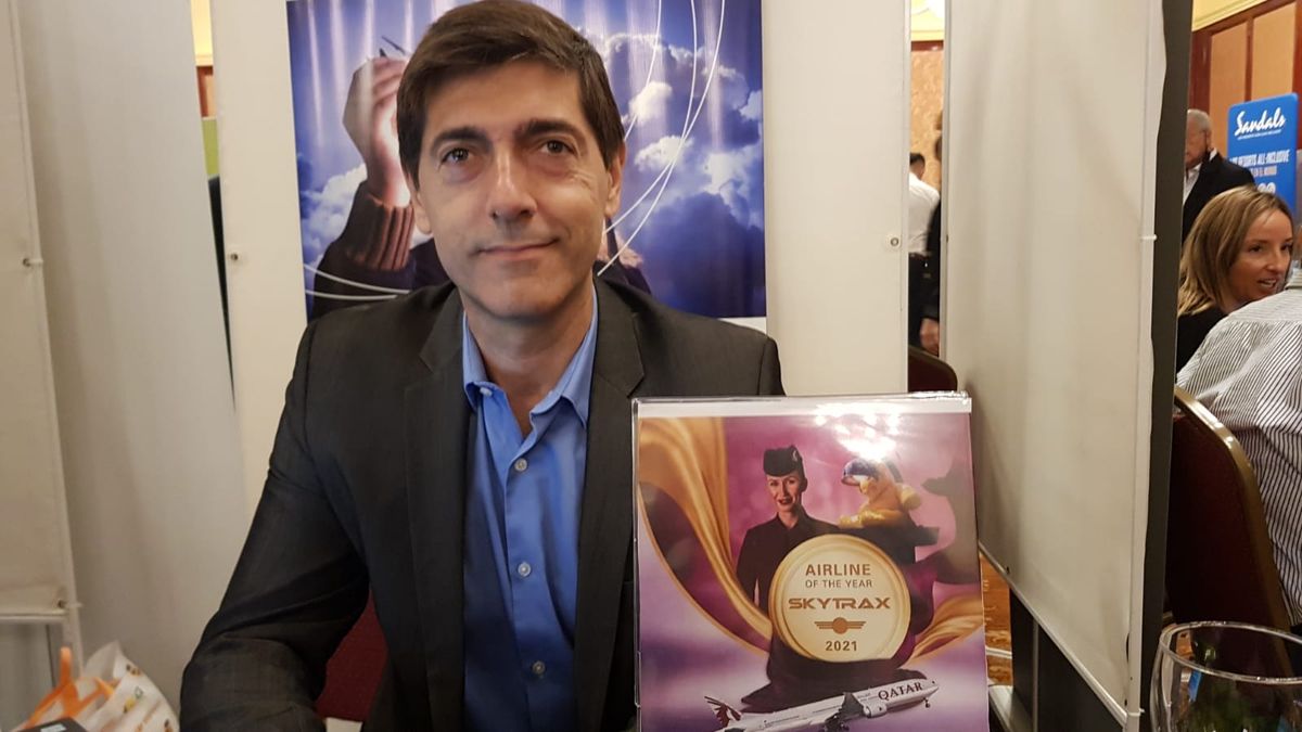 ECTU 2022: José Contrera, de Qatar Airways.