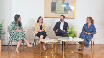 Los exponentes del Panel 3 de Spain Talks 2025: Políticas públicas e impacto del turismo en la población residente.