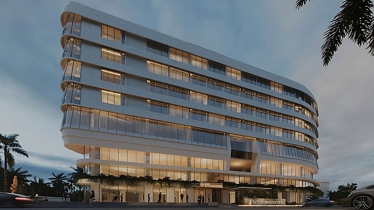 Representación de la fachada del próximo hotel InterContinental, que se abrirá cerca de Guayaquil. - Ladevi Medios y Soluciones Representación de la fachada del próximo hotel InterContinental, que se abrirá cerca de Guayaquil.