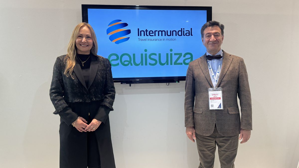 Esmeralda Malagón, vicepresidenta de negocios y marketing de Equisuiza, y Manuel López, CEO de Intermundial.