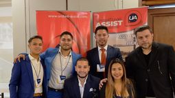 Parte del equipo United Travel Assist Ecuador, incluidos Jairo Neacato, Country Manager y; Crystian Vinueza, Operations & BI Manager.  